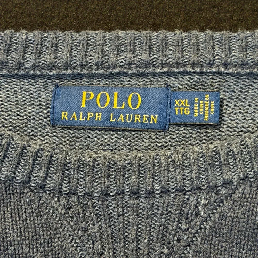 Polo Ralph Lauren Sweater Long Sleeve Blue Crew Neck Pullover Mens XXL